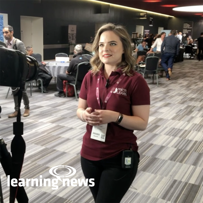 Ali Soper, Creative Director and Co-founder, MicroLearn, talking to Learning News at the Learning Technologies Summer Forum